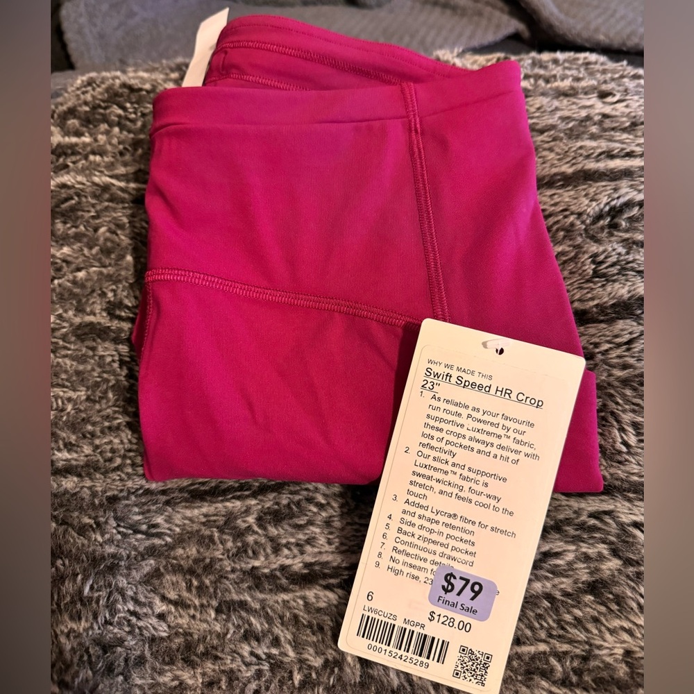 Lululemon leggings size 6